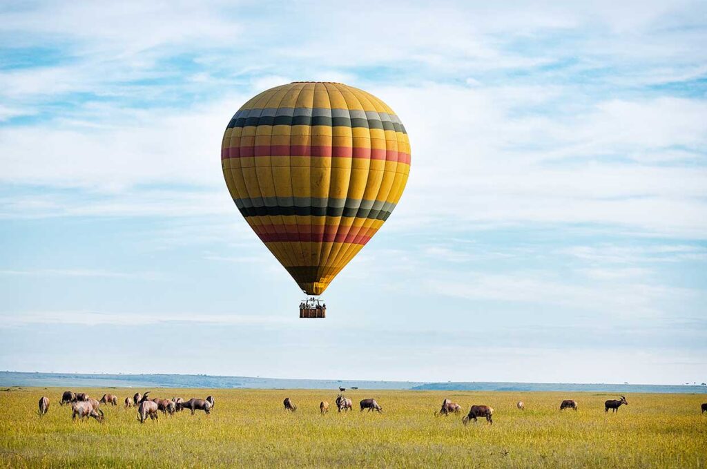 Safari en Montgolfière